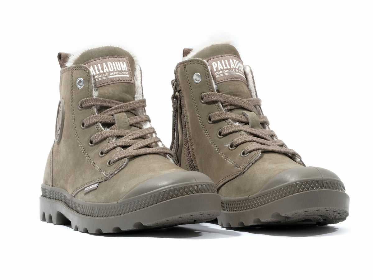 Palladium DUSKY GREEN PAMPA HI ZIP WL