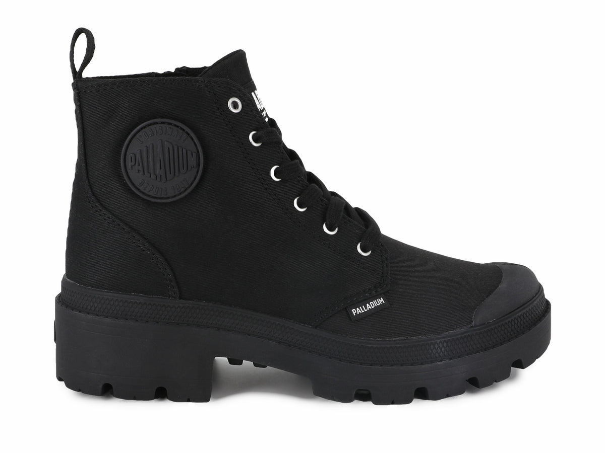 Palladium BLACK/BLACK PALLABASE TWILL