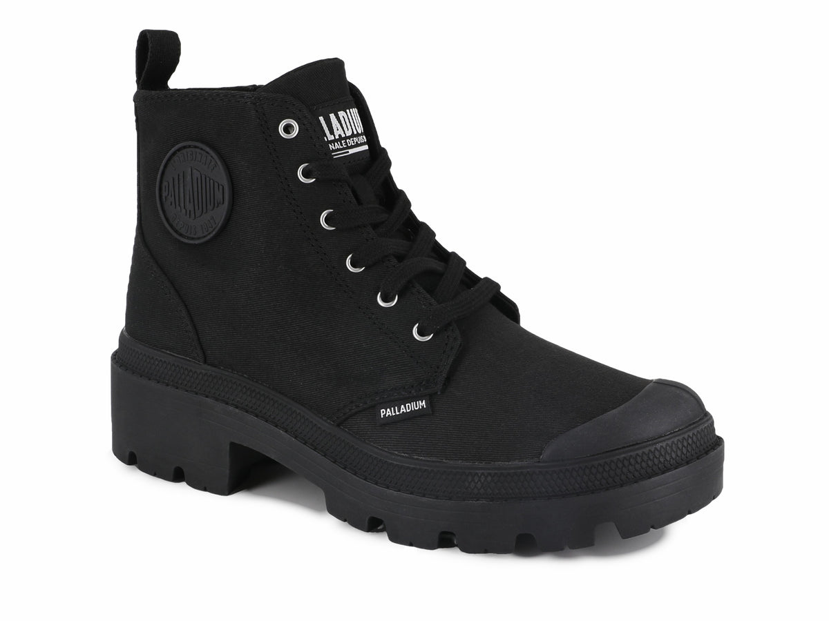 Palladium BLACK/BLACK PALLABASE TWILL