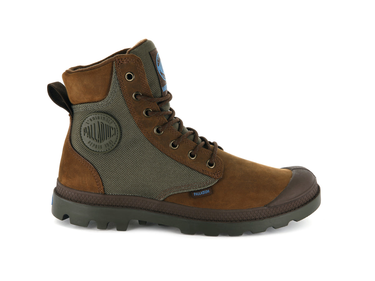 Palladium BRIDLE BROWN/MOON MIST PAMPA SPORT CUFF WPN