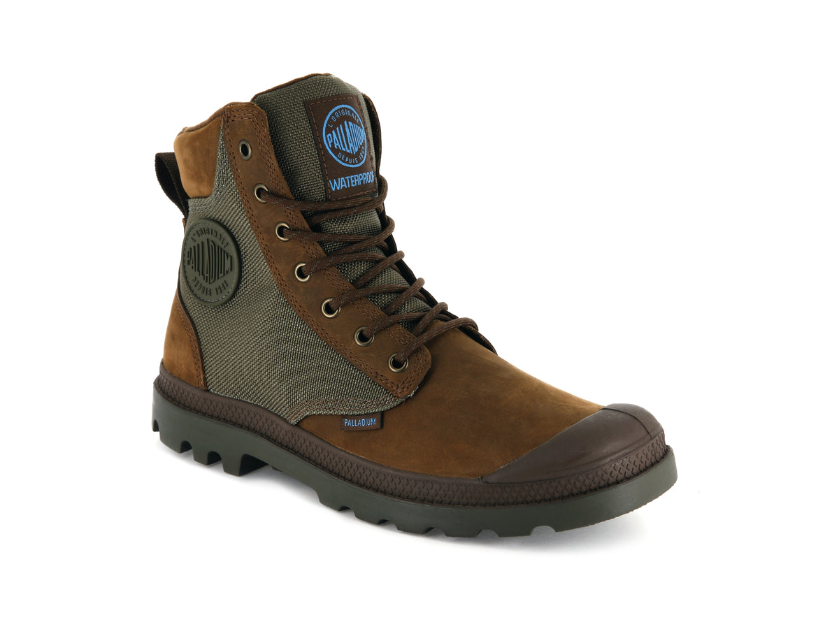Palladium BRIDLE BROWN/MOON MIST PAMPA SPORT CUFF WPN