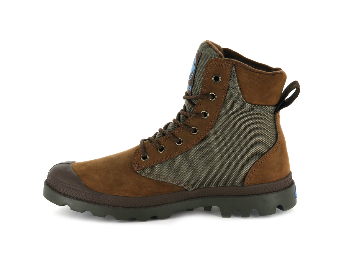 Palladium BRIDLE BROWN/MOON MIST PAMPA SPORT CUFF WPN