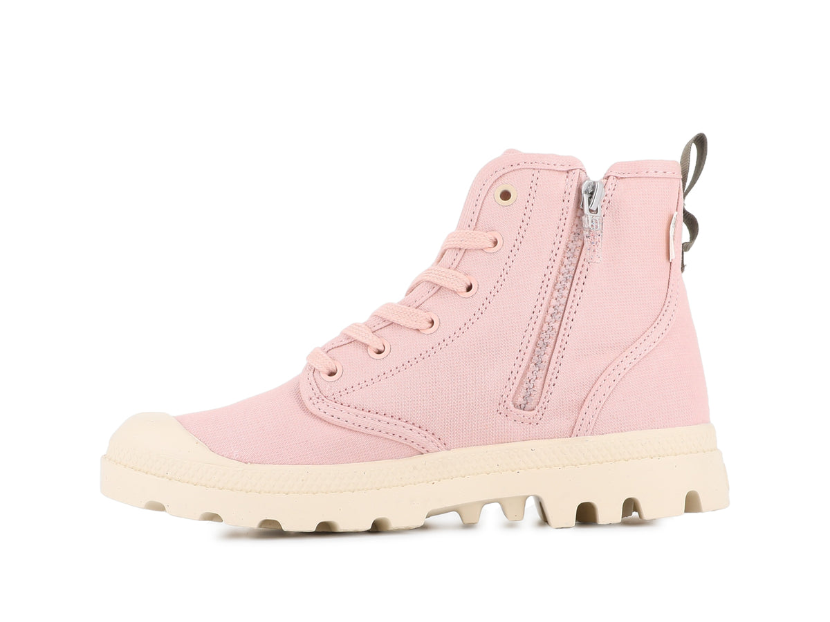 Palladium NATURE PINK PAMPA HI ZIP ORGANIC