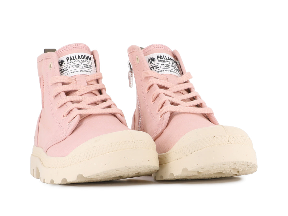 Palladium NATURE PINK PAMPA HI ZIP ORGANIC