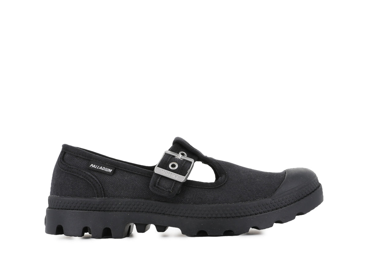 Palladium BLACK PAMPA MARY-JANE WASHED