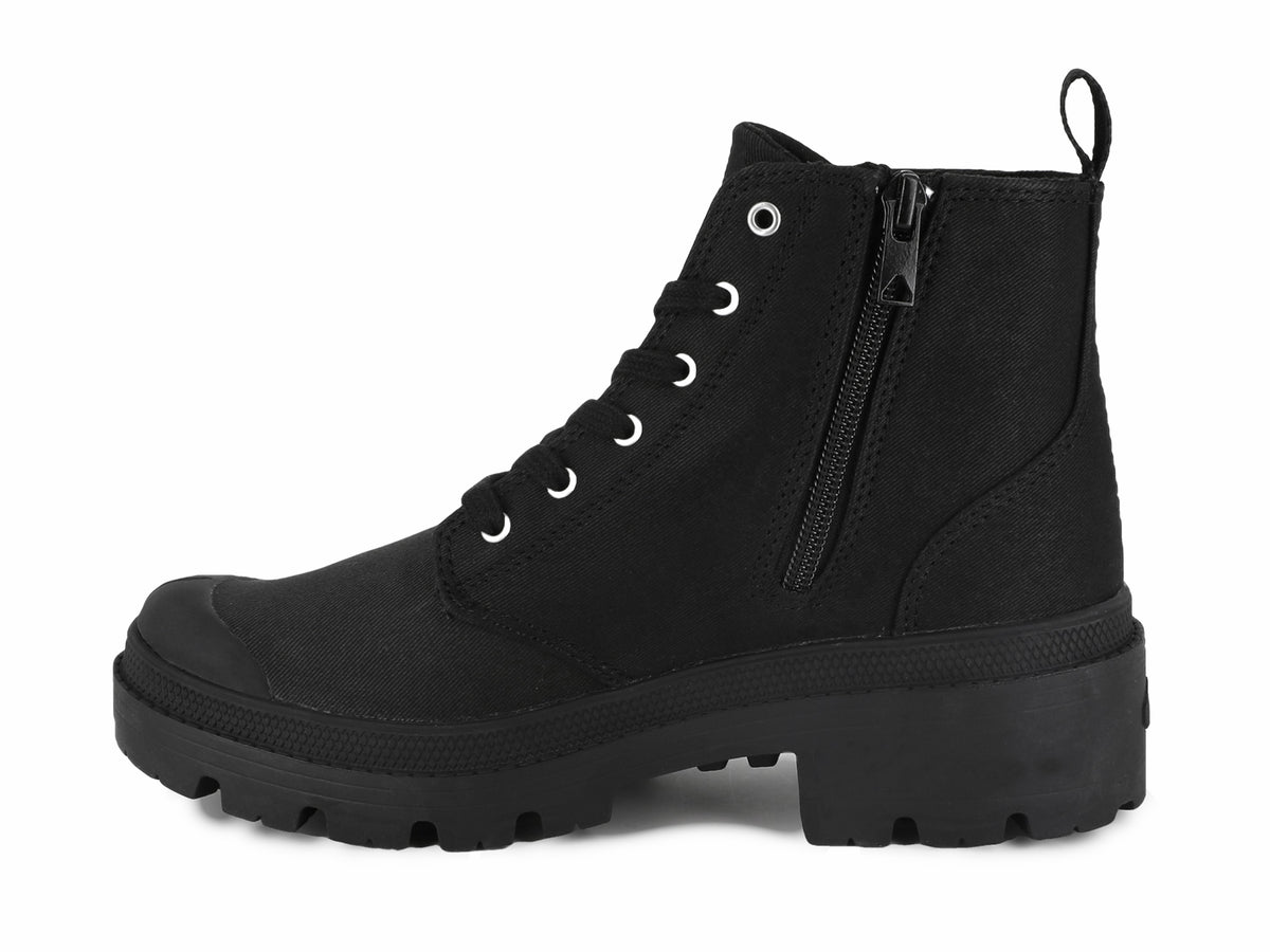 Palladium BLACK/BLACK PALLABASE TWILL