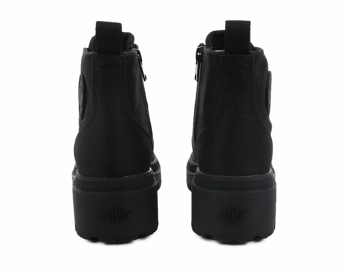 Palladium BLACK/BLACK PALLABASE TWILL