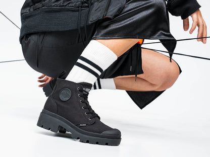 Palladium BLACK/BLACK PALLABASE TWILL
