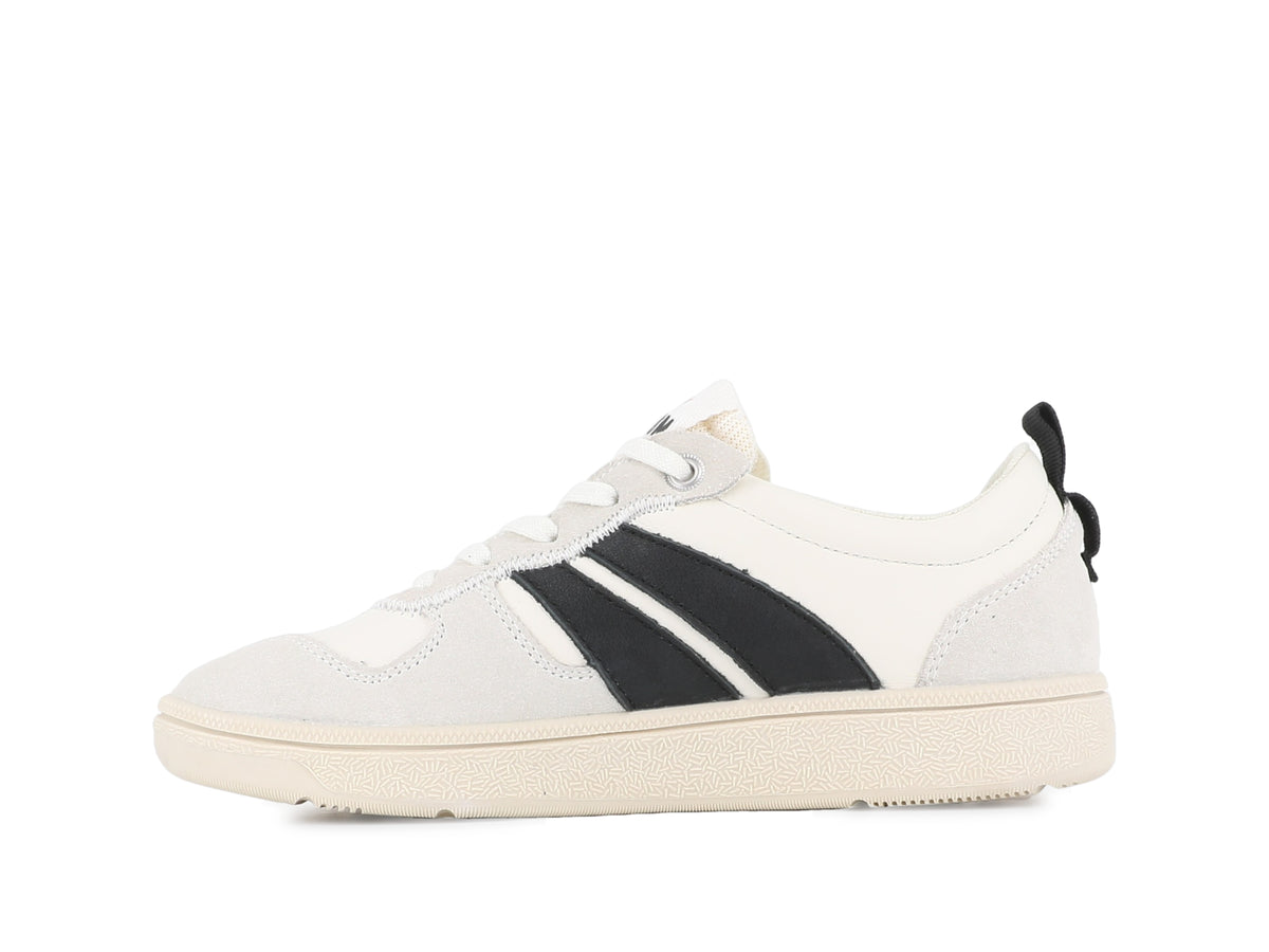 Palladium CREAM WHITE/BLACK PALLACUP FLAME LTH