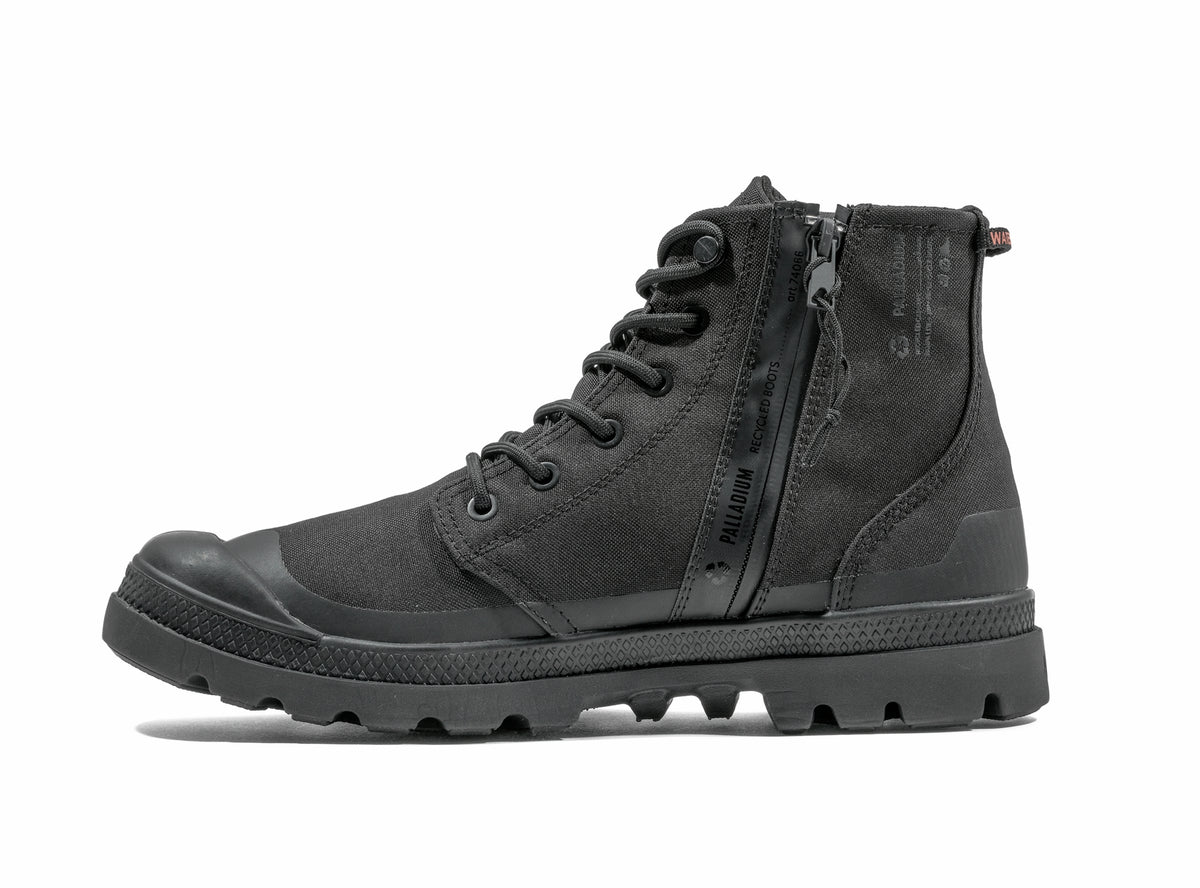 Palladium BLACK/BLACK PAMPA RCYL LT+WP+ZIP