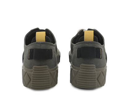 Palladium OLIVE NIGHT/GREEN ACE CITY SHELL LO