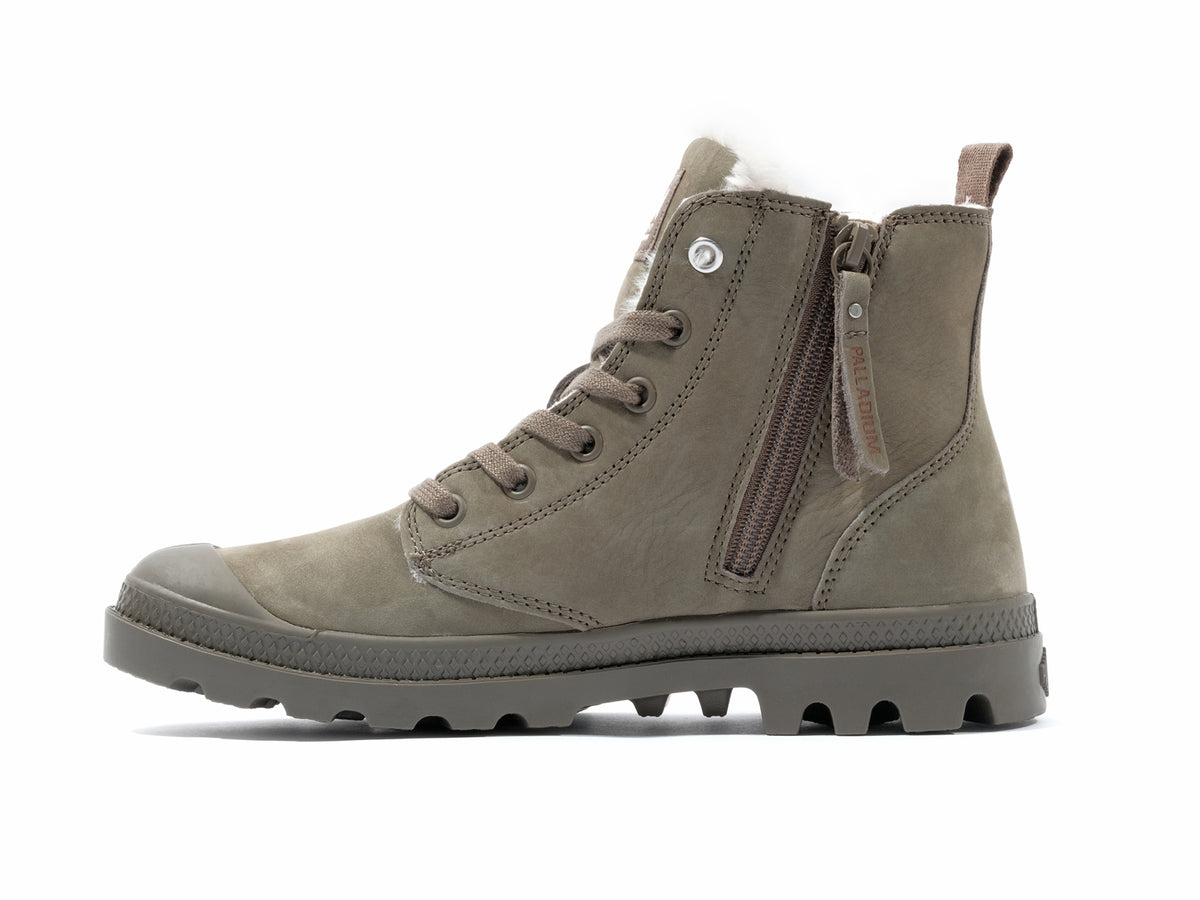 Palladium DUSKY GREEN PAMPA HI ZIP WL