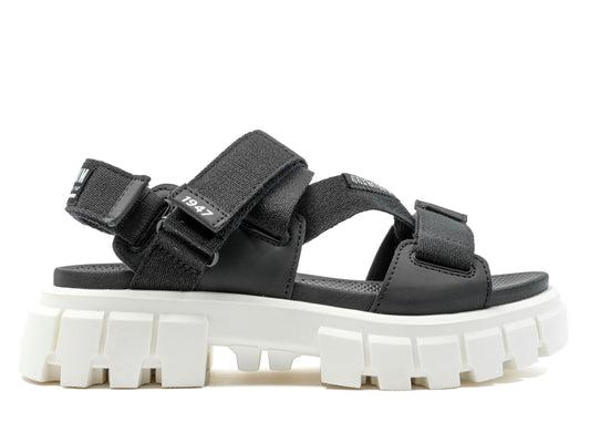 Palladium BLACK/MARSHMALLOW REVOLT SANDAL MONO