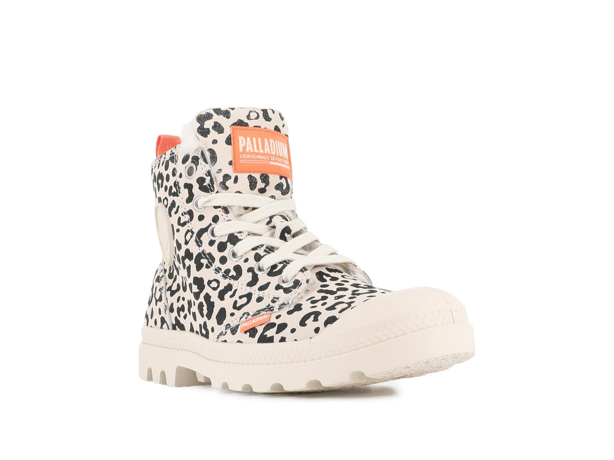 Palladium WAVE GRAY/BROWN PAMPA HI ZIP WL LEO