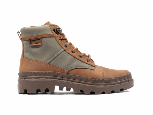 Palladium OLIVE NIGHT/HONEY PALLATROOPER ROUGH