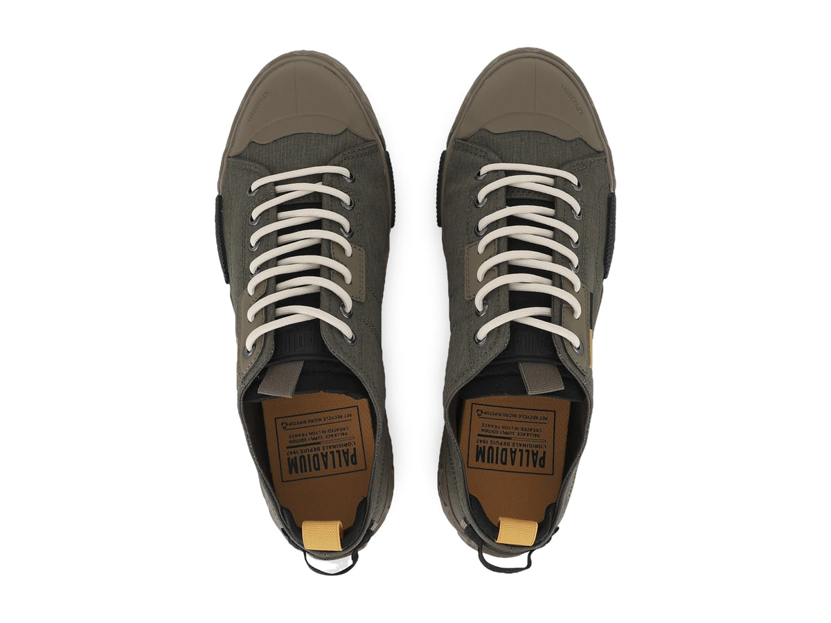 Palladium OLIVE NIGHT/GREEN ACE CITY SHELL LO