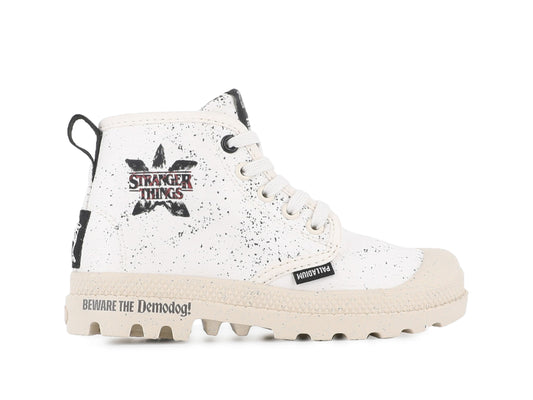 Palladium CREAM WHITE PAMPA DEMODOG KID